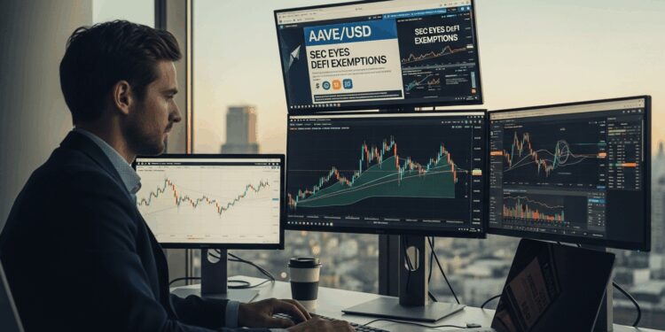AAVE Jumps 25% Weekly as SEC Eyes DeFi Exemptions