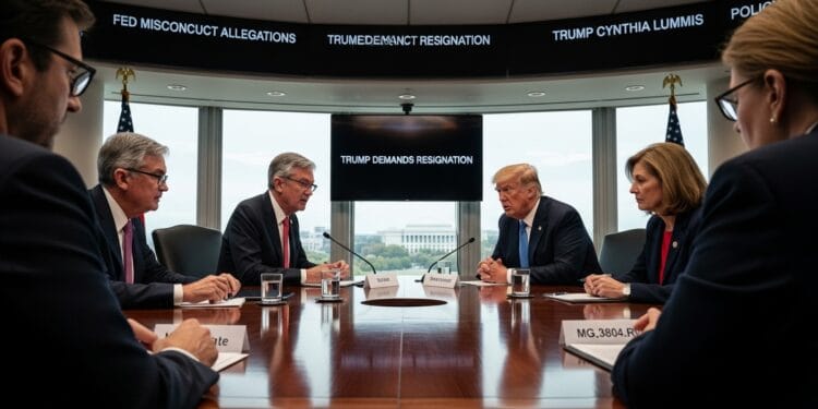Trump Urges Powell’s Resignation, Cites Fed Misconduct