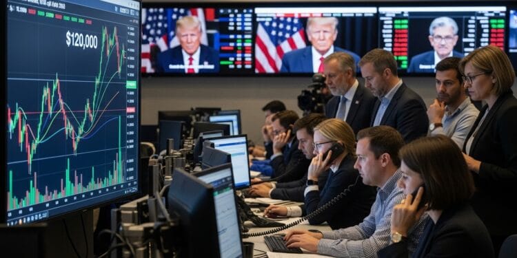 Bitcoin Hits $120K as Trump Eyes Fed Leadership Change