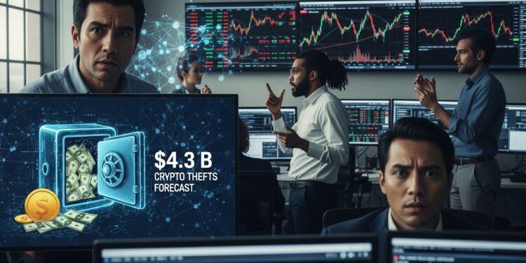 $4.3 B in Crypto Thefts Forecast Amid Lazarus Group Hacks