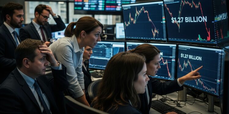 $1.27 Billion Liquidated as Bitcoin Dives Below $106,000