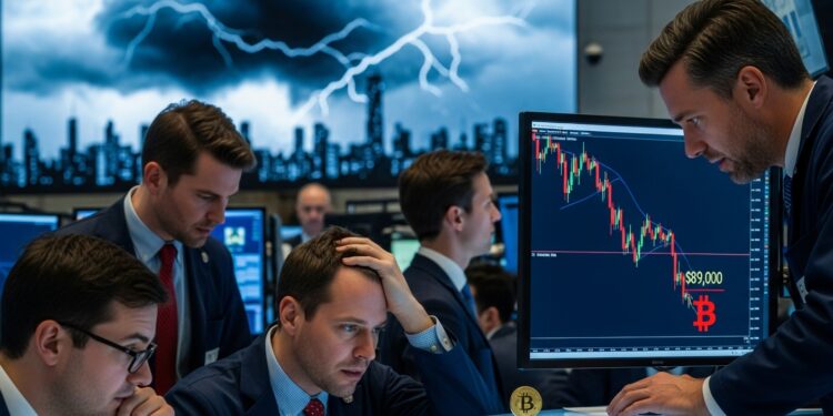 Bitcoin Skids Below $89K on Fed Indecision Chaos